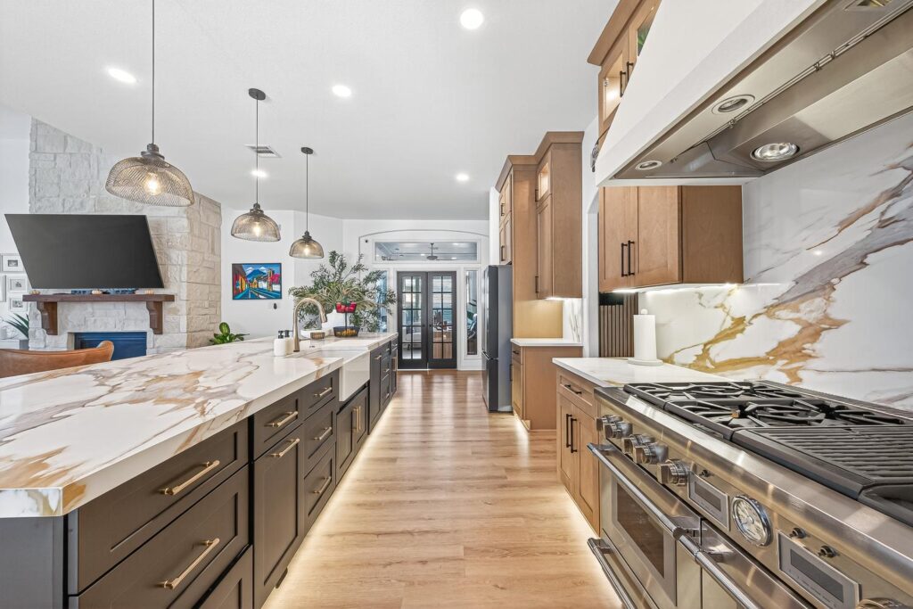 Complete Kitchen Remodel in Houston: Custom Cabinets and Open-Concept Living  